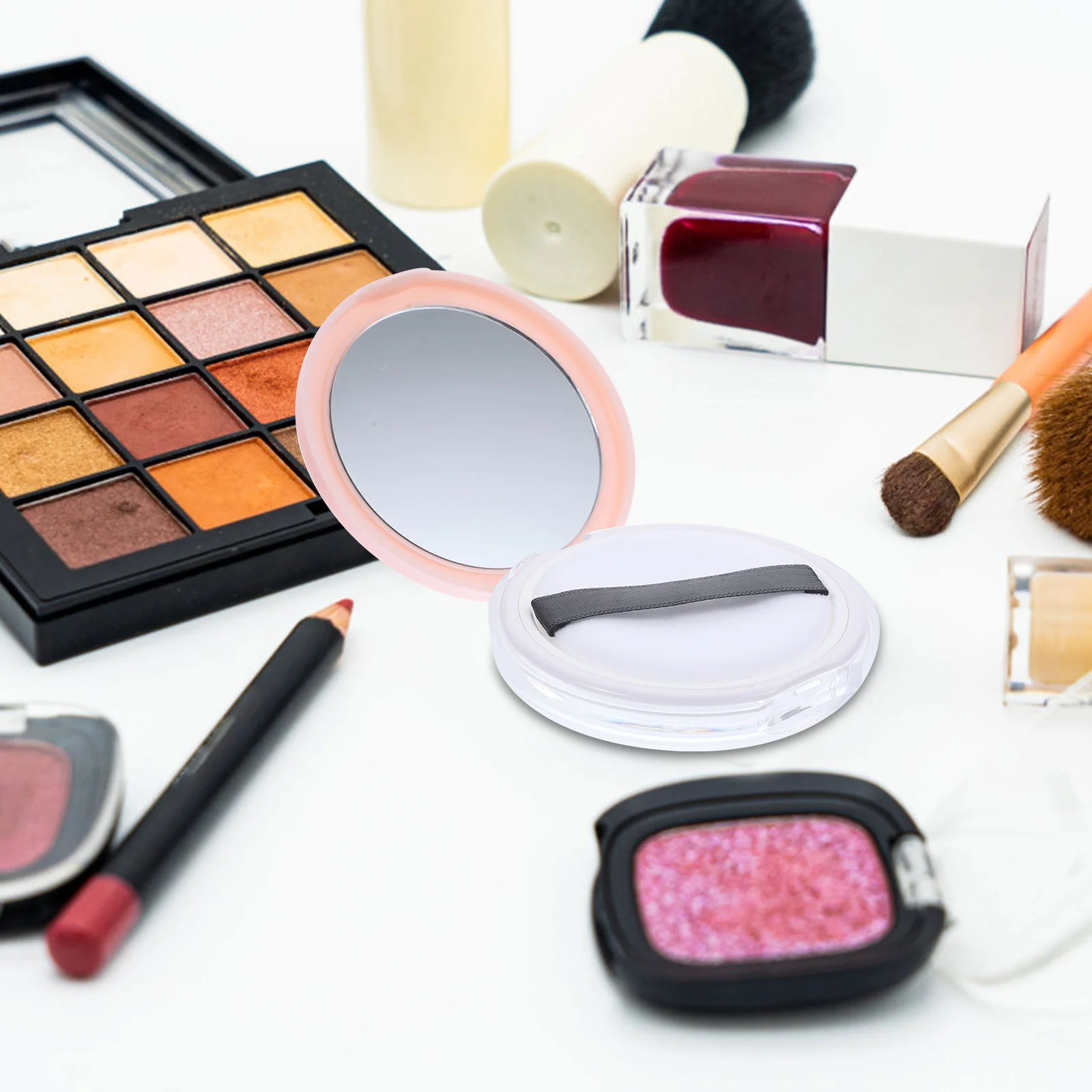 Чехол для рассыпчатой пудры солнцезащитный крем лица дорожный контейнер