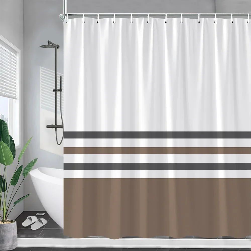 

Шторы для душа DtrMelsr, современные, полиэстер