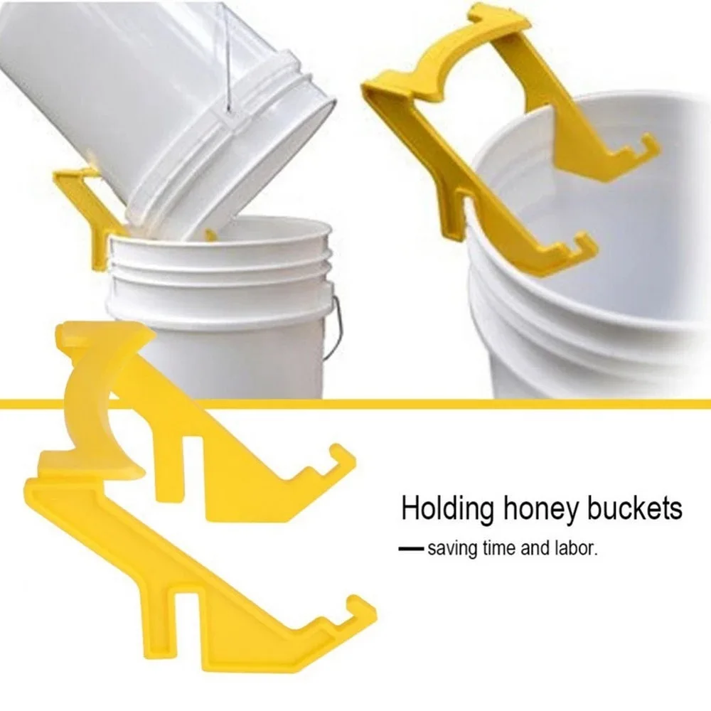 Beekeeping Honey Gallon Bucket Holder Plastic Bracket Rack Frame Grip Lift Bees Tools Honey Tank Stand Support Tools Equipment