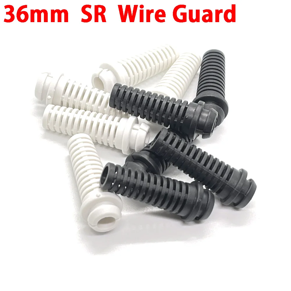 

20pcs/lot 36mm 21mm Rubber Strain Relief Cord Boot Protector Wire Cable Sleeve for Cellphone Charger for SR Aviation Plug