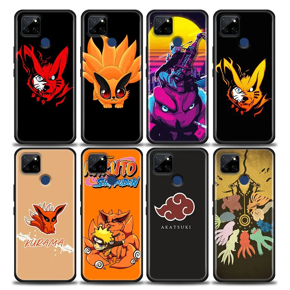 

Naruto Mascot Nine-tailed Fox Phone Case for Realme C2 C3 C21 C25 C11 C12 C20 C35 Oppo A53 A74 A16 A15 A9 A54 A95 A93 A31 Case