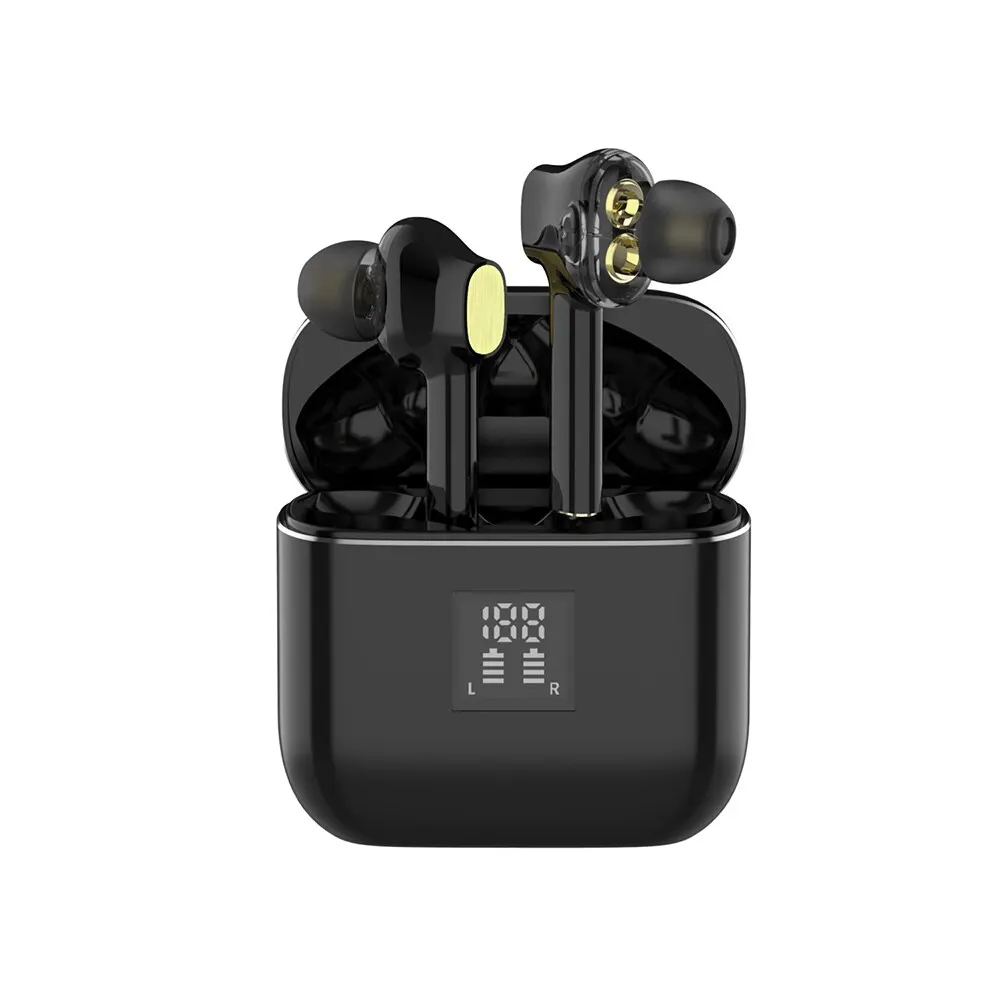 

1 set T07 TWS Wireless Earphone Double Speaker BASS Music Earbuds Sport Wireless Bluetooth Headsets
