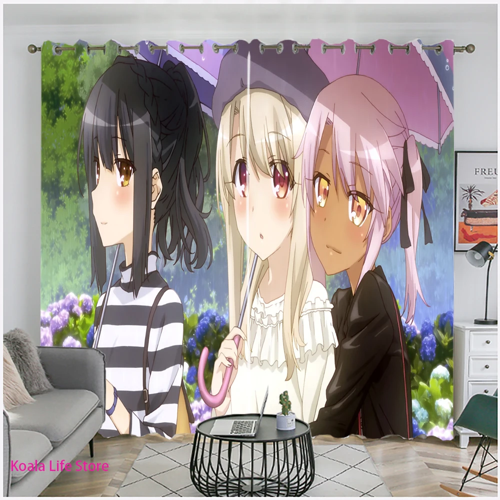 

Merry Christmas Blackout Curtains For Living Room Holiday Festival Anime Cortinas Folio/One Piece Home Textile Kitchen Curtain