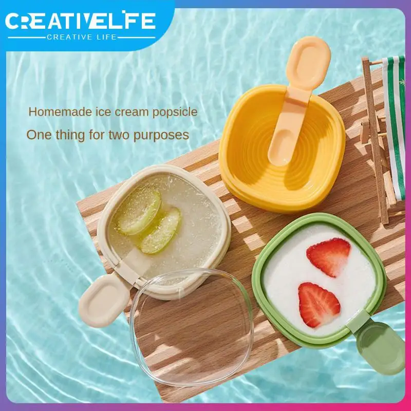 

Food Grade Mold Ice Chocolate Silicone Mold Creative Mold Reusable Homemade Ice Lolly Moulds Kitchen Gadgets Summer