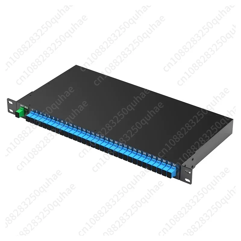 Фото Оптический разветвитель PLC для монтажа в стойку 1U, 1×2/4/8/16/32/64, разъемы SC/FC №1