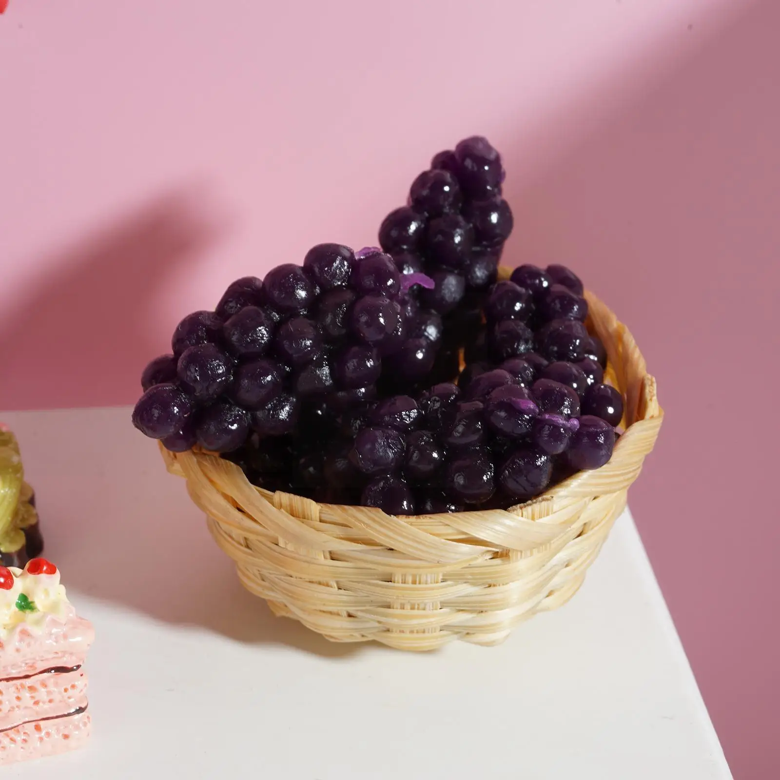 

10 шт., декоративные мини-тарелки в виде винограда