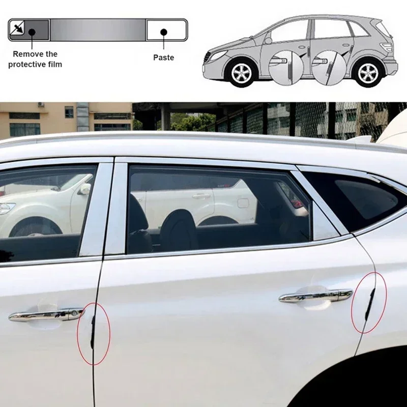 Наклейка с эмблемой боковой протектор двери автомобиля для Peugeot 3008 408 508 205 106 406 407