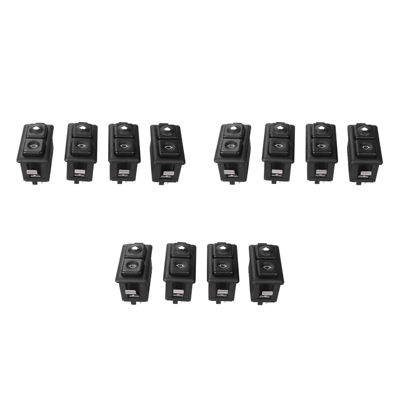 

12Pcs Power Window Sunroof Switch Illuminated For Bmw E30 E24 E28 From 09/1986 61311381205 / 61 31 1 381 205