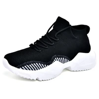 four seasons sneakers lovers lightweight running shoes breathable knitted sock shoes white jogging sport shoes men casual shoes