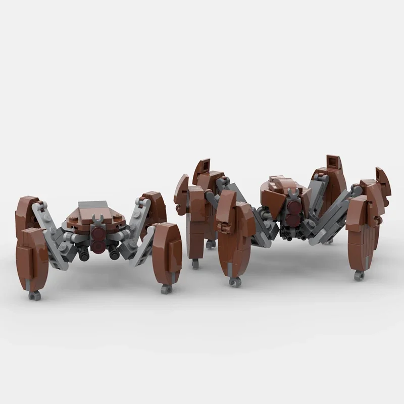 Фото НОВЫЙ Боевая кукла-краб, робот MOC, строительный блок в клонированных войнах и предварительная трилогия, кирпичи «сделай сам», мини-кулы, игрушки, подарки №3