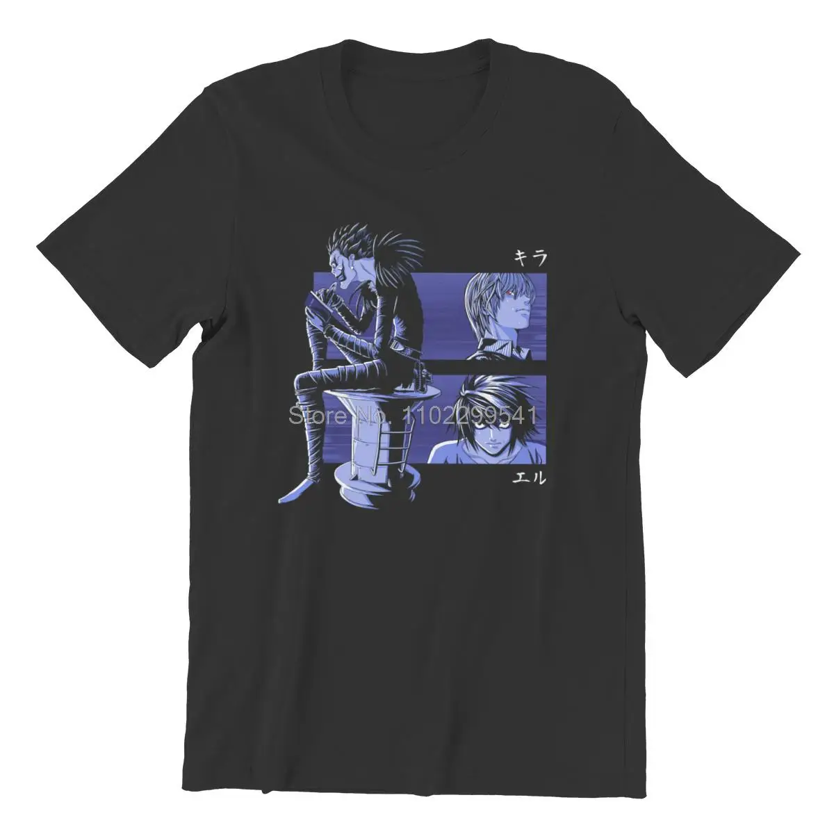 

Men's T-shirt Death Game Custom Fashion Short Sleeve Men Cotton Tshirt Hip Hop Tees Tops Harajuku Streetwear