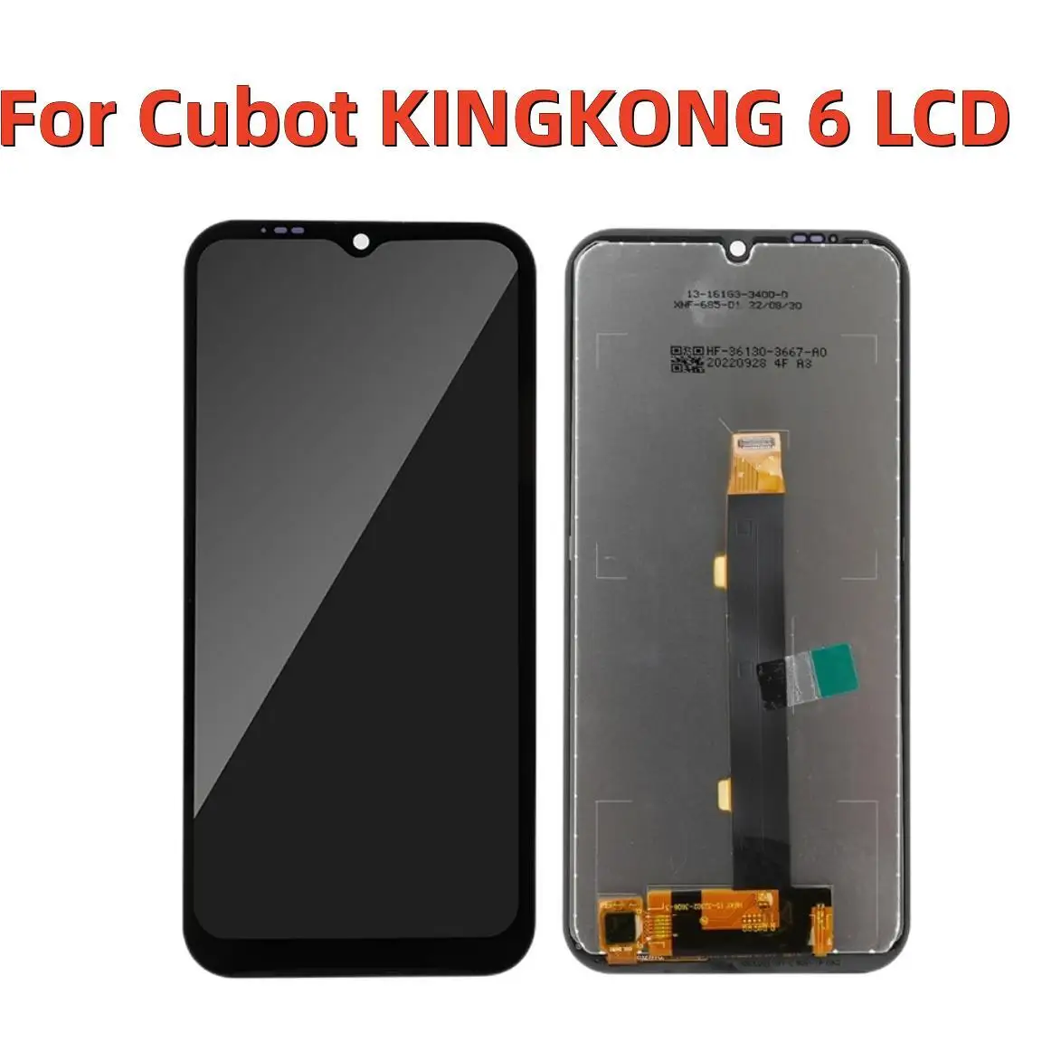 6,088 дюймов 100% качество для Cubot KINGKONG 6 ЖК и сенсорный экран дигитайзер Ddisplay модуль экрана Ремонт Запасные части