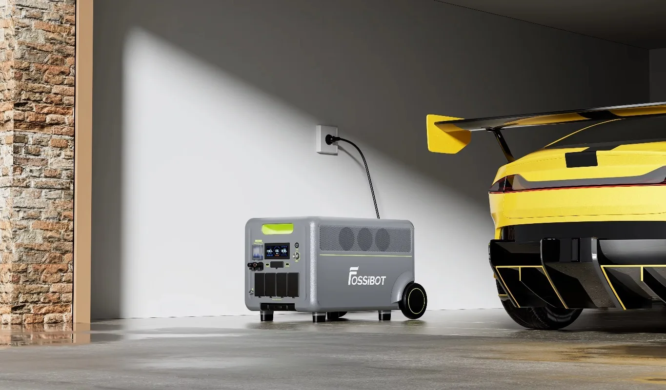 Фото 【Хит продаж】Портативный солнечный генератор Fossibot F7200 с управлением через приложение, 7200 Вт, 5222 Вт·ч, расширяемый, для автодомов, кемпинга, активного отдыха и дома №3