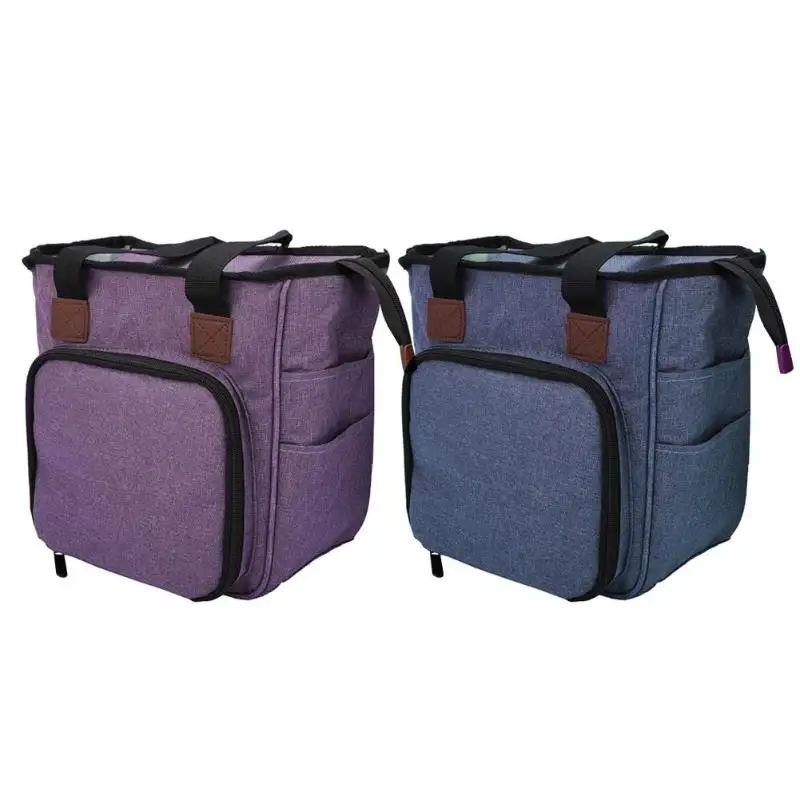 

DIY Knitting Tote Bag Big Capacity Yarn Storage Bag For Thread Wool Crochet Hook Sewing Kit Organizer Bag For Mom Travel Gift