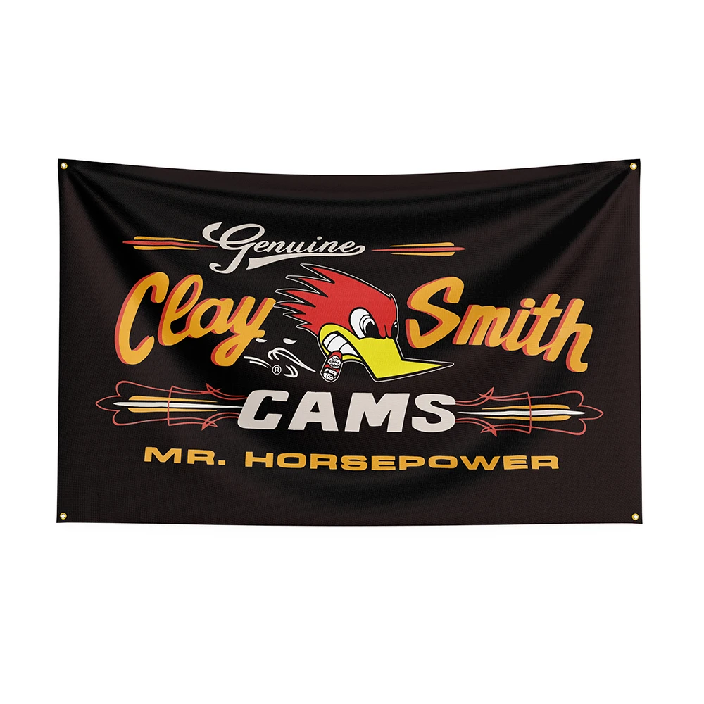

90x150cm Mr Horsepowers Flag Polyester Printed Racing Car Banner For Decor 1