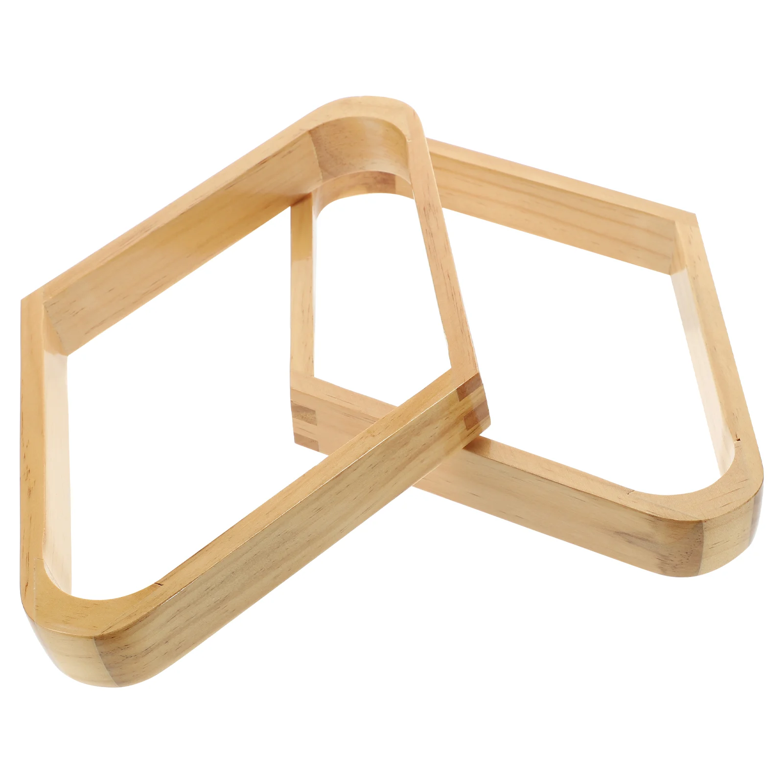 

2pcs Wooden Billiard- Triangle Rack Rack Table Pool Racks