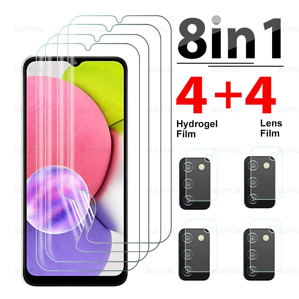 

Защитная Гидрогелевая пленка 8 в 1 для Samsung Galaxy A03S A03 A02 A02S A01 A10 A10e A10S A11 A12 A13