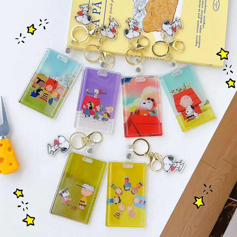 

Snoopy, Чарли, коричневый, деревянный шток, плюшевый мультяшный акриловый брелок, аниме плюшевые игрушки для девочек, подарок на день рождения