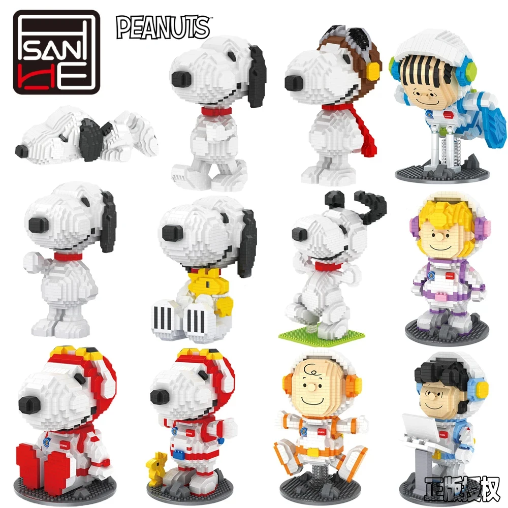 Фигурка Снупи Строительные Блоки Микрозапчасти Игрушки Кухонные Уборы