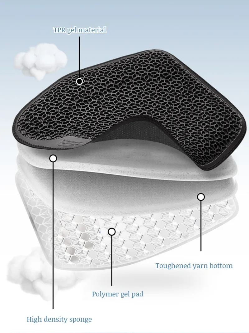 Гелевая подушка автомобильная сотовая для кресла офисное кресло сидения летняя
