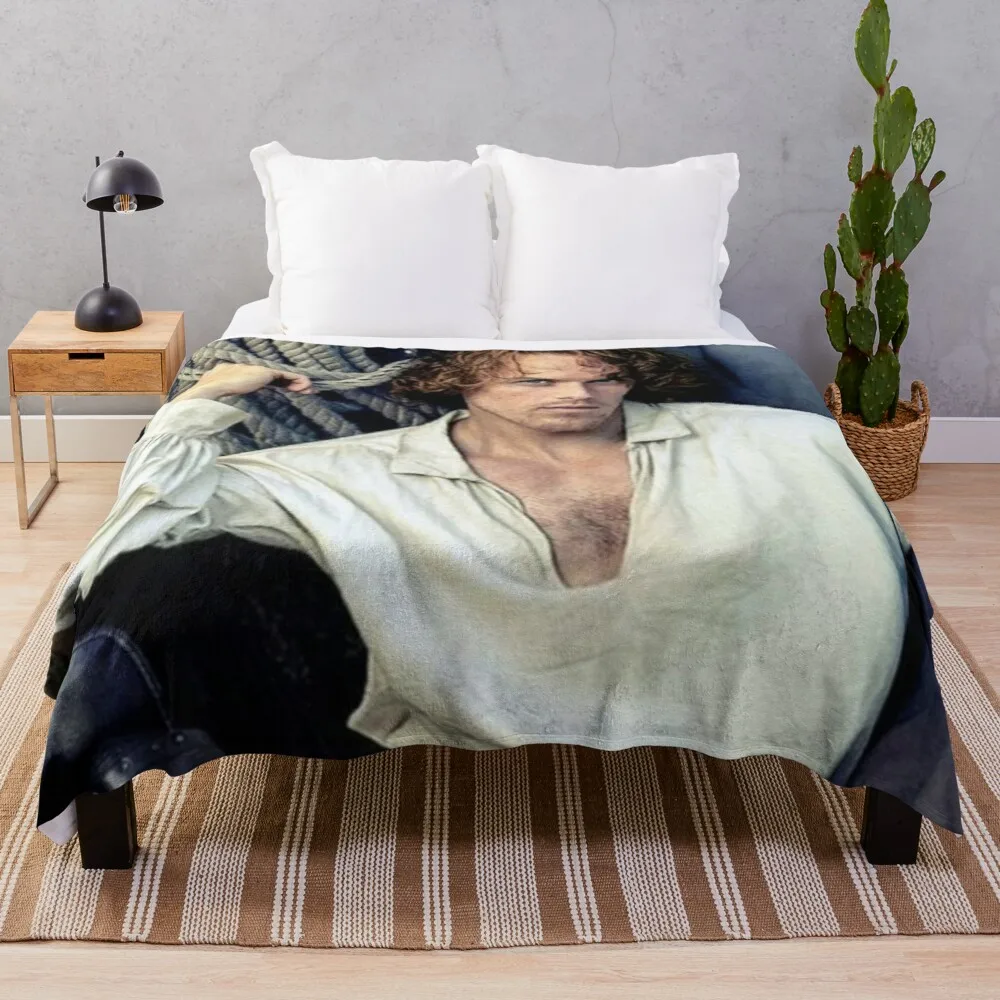 

Sam Heughan Throw Blanket Decorative Blanket