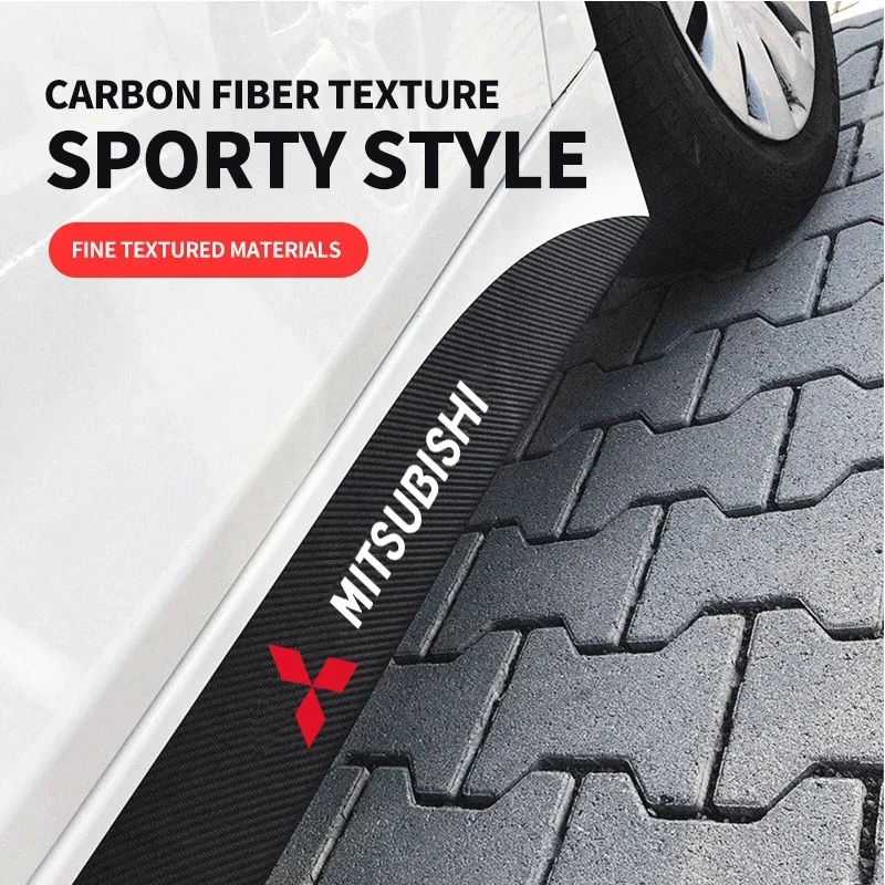 2 шт. наклейки из углеродного волокна для Mitsubishi Lancer Asx Outlander Pajero L200