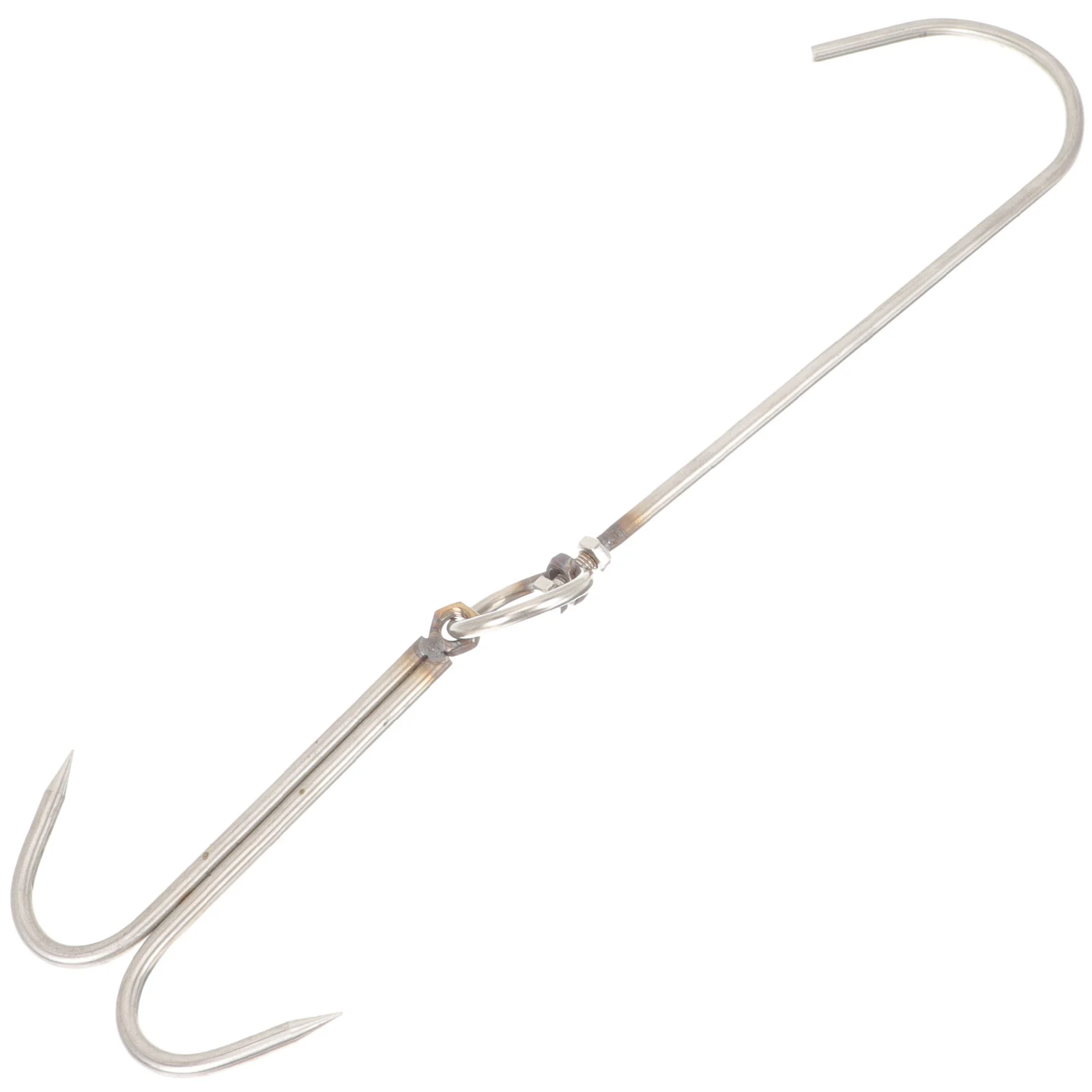 

Barbecue Double Hook Beef Hooks Bacon Grilling Tools Meat Hanging Butcher Shop Poultry Metal Clothes Hanger Kitchen