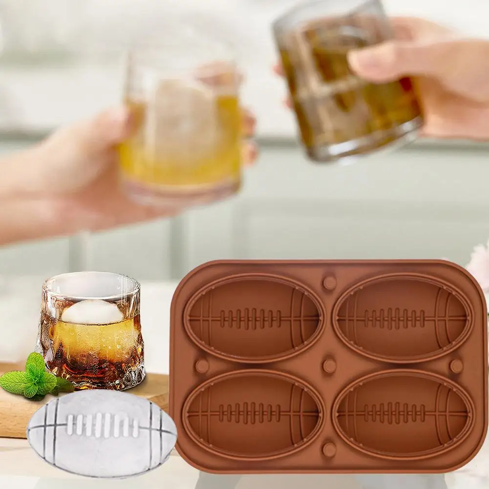 

Ice Ball Mold Non-stick Reusable Funnel Design Basketball Shape Ice Sphere Mold Home Supply