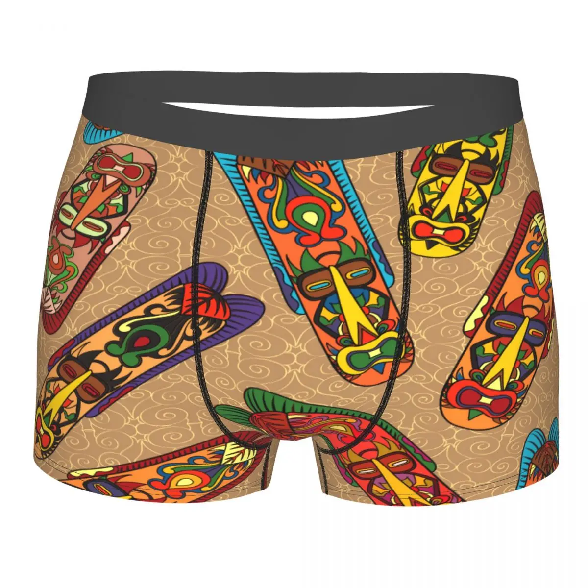 Men's Panties Underpants Boxers Underwear Tribal African Mask Ethnic Sexy Male Shorts