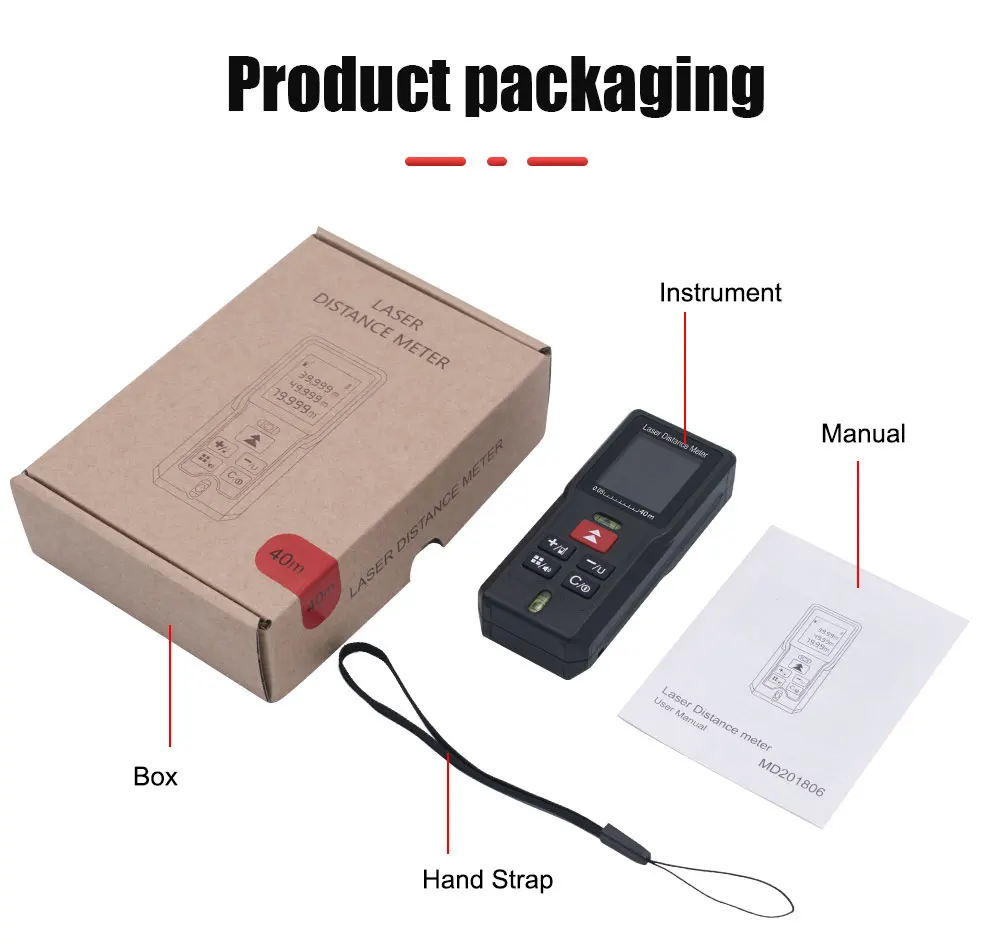 

Лазерный дальномер BOAYAL 164 футов