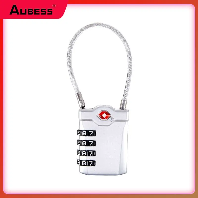 

Black Tsa Padlock Portable 3-digit Combination Security Lock Zinc Alloy High Quality For Suitcase Luggage Bag Suit 4mm