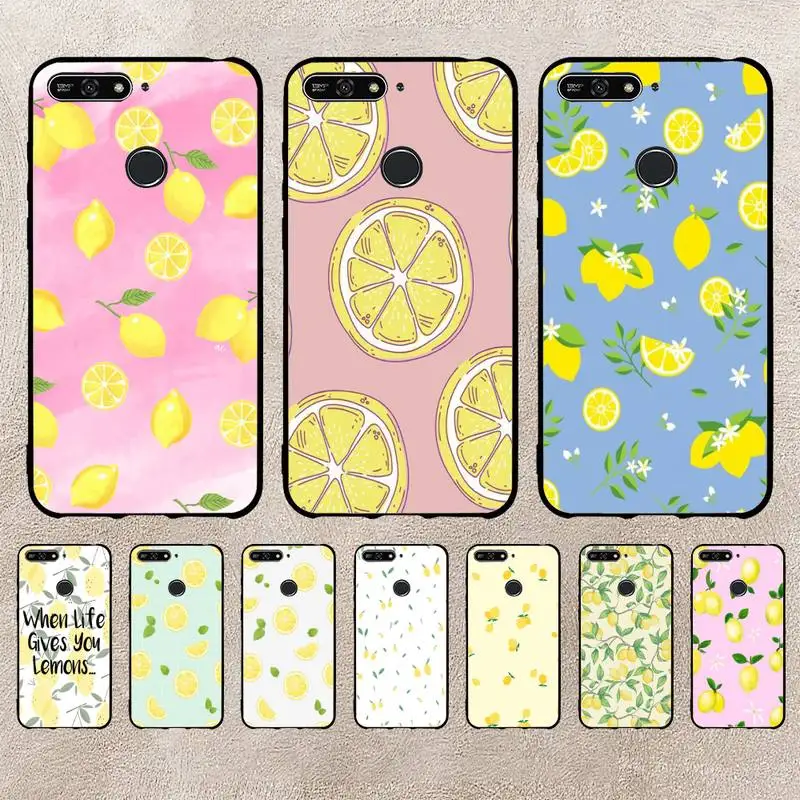 

Summer Green Leaves Fruit Lemon Phone Case For Xiaomi 11 10 12Spro A2 A2lite A1 9 9SE 8Lite 8explorer F1 Poco 12S Ultra Cove