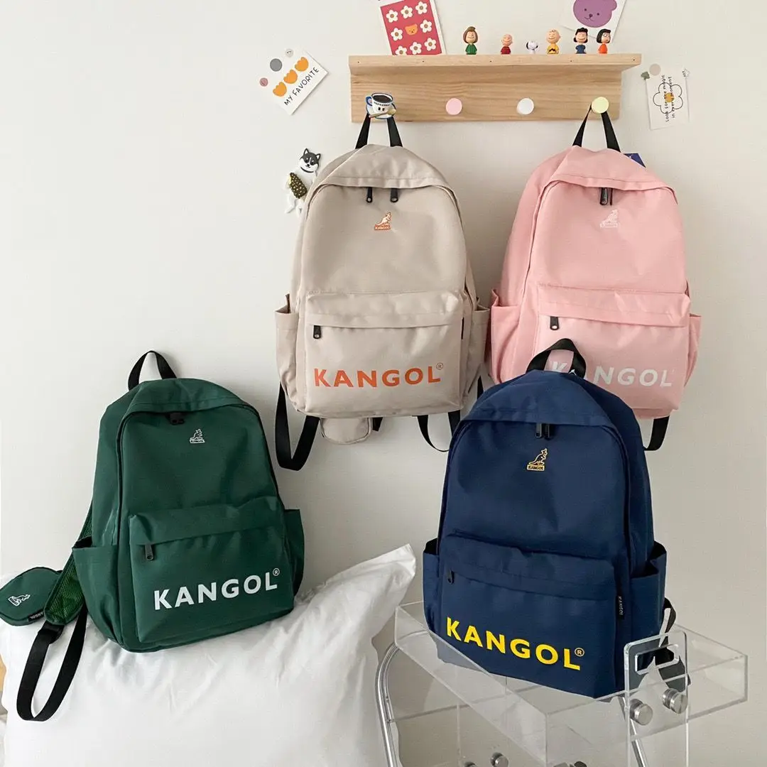 

Kangol School Backpack for College Students New Commuting Fashion Kangaroo Large Capacity School Women's Backpack Boy Schoolbag