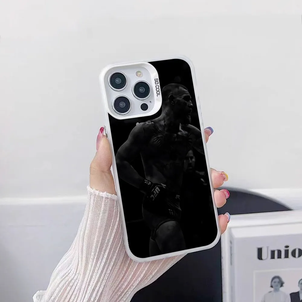 Чехол для телефона Conor McGregor iPhone 16 15 14 13 12 11 Pro Max Plus цветной противоударный