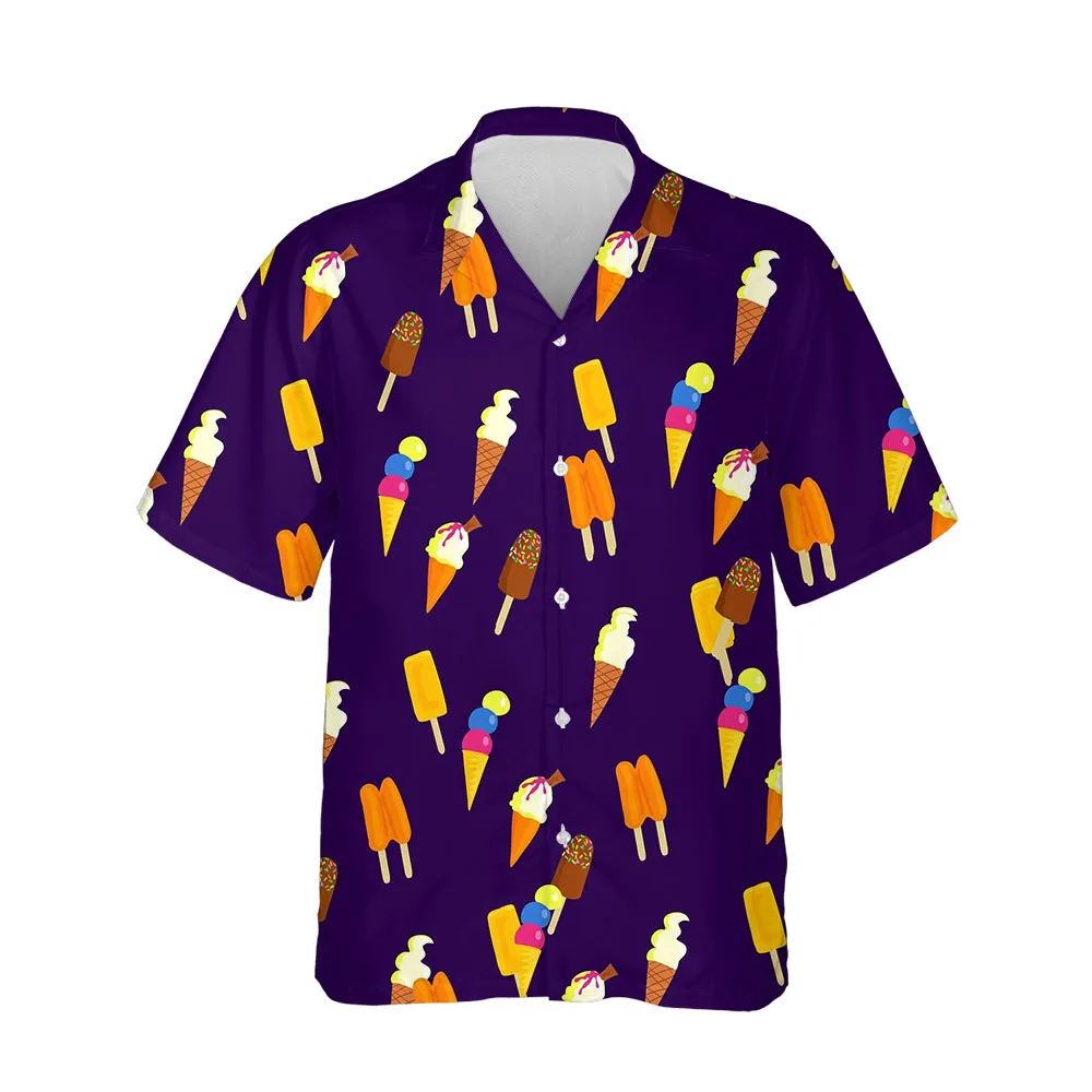 Jumeast New 3D Summer Mens Hawaiian Shirt Short Sleeve  Festival Clothing Beach Blouses Streetwear Comfortable Fashion Men Shirt