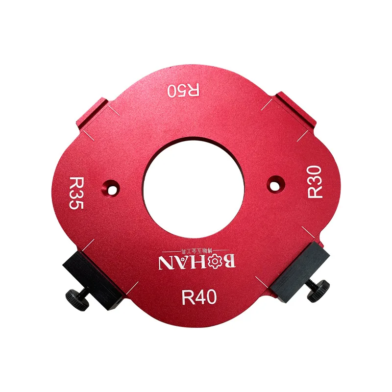 

Woodworking Half Round Quick Positioner R-angle Quick Positioning Mold R Angle Gauge Arc Woodworking Trimming Machine