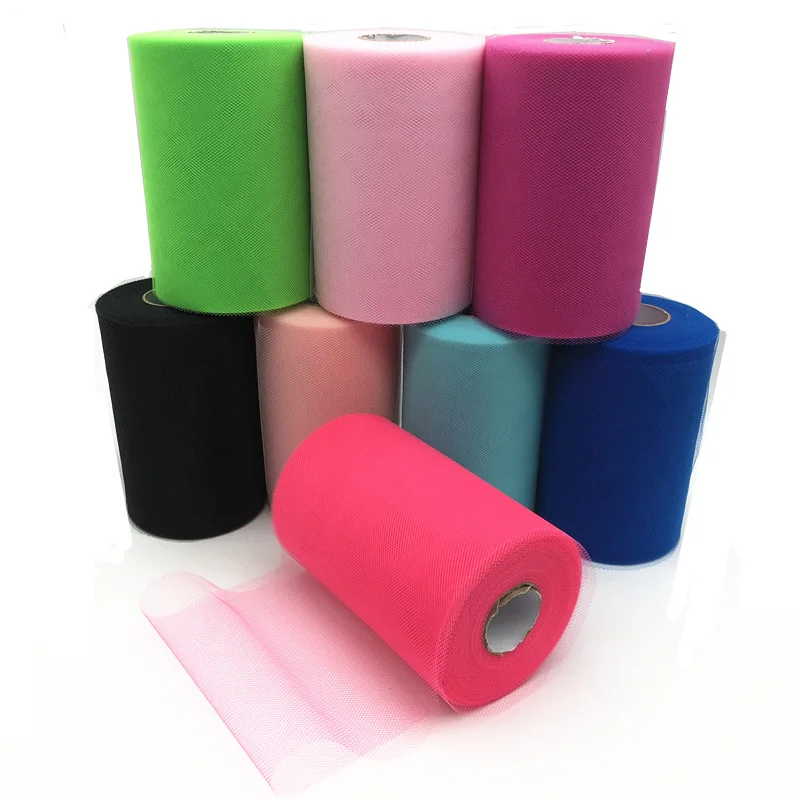 

Tulle Roll 100 Yards 15cm Organza Fabric Wedding Decor White TUTU Baby Shower Tulle Decoration Roll Party and Events Engagement