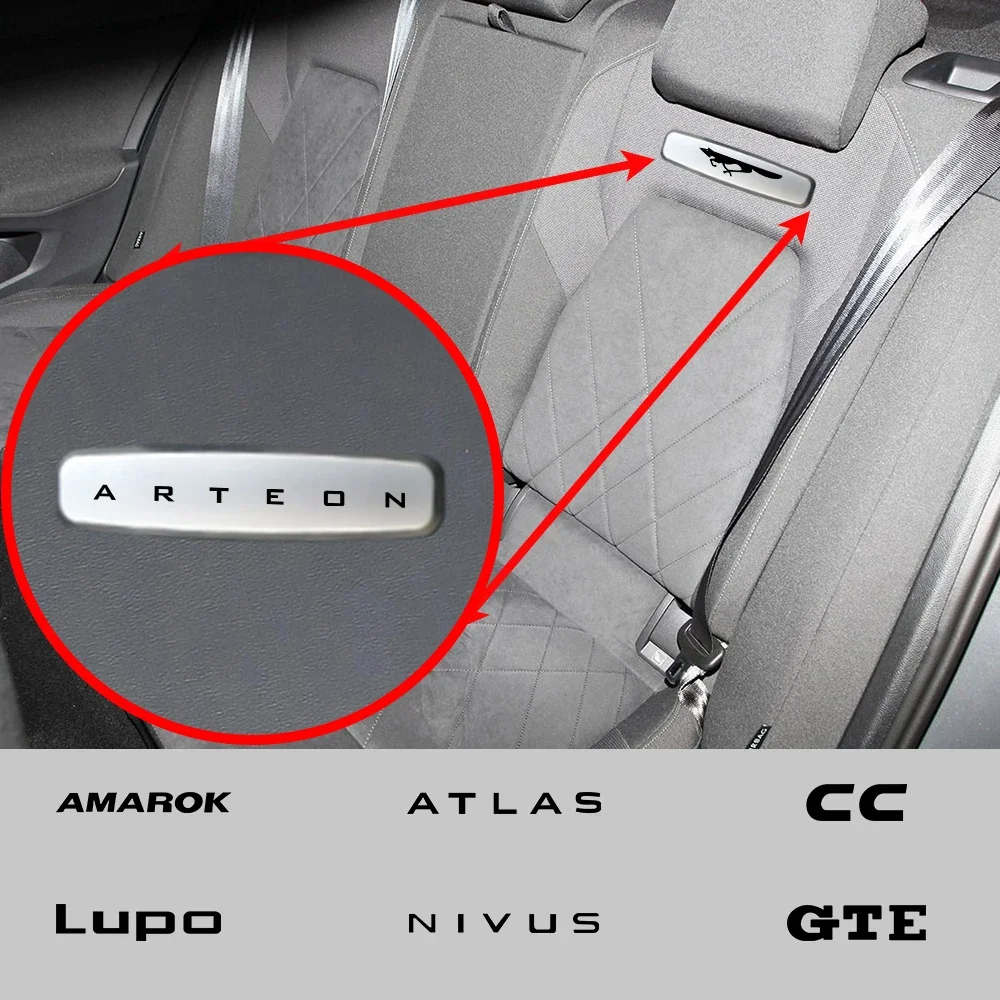 Металлическая Наклейка С Эмблемой Автомобиля Для Volkswagen - Значок Сиденья Amarok Arteon