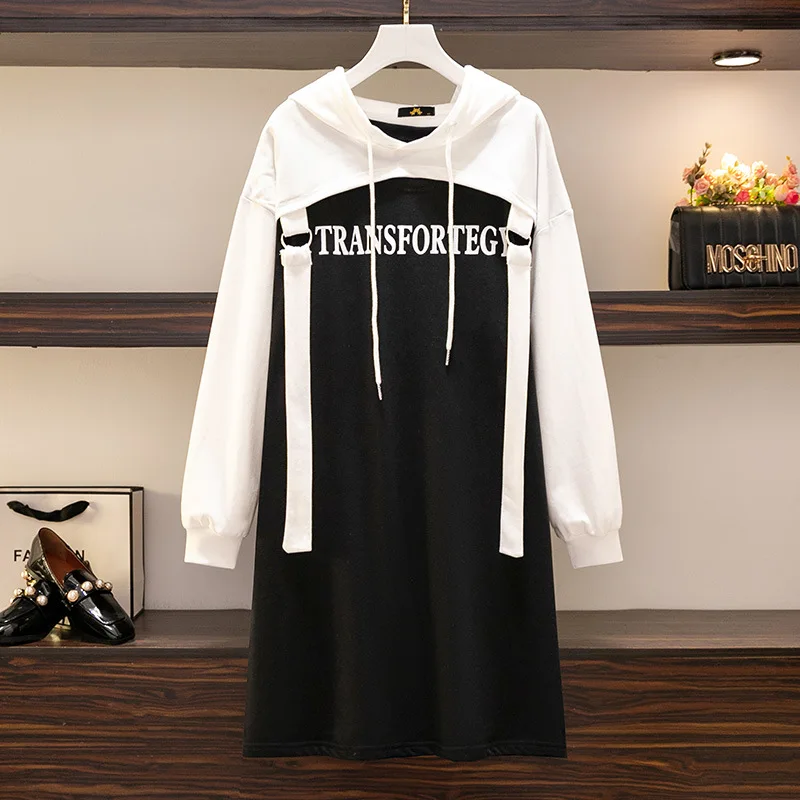 

Женский свитер с капюшоном, модель 7XL/8XL на весну/осень