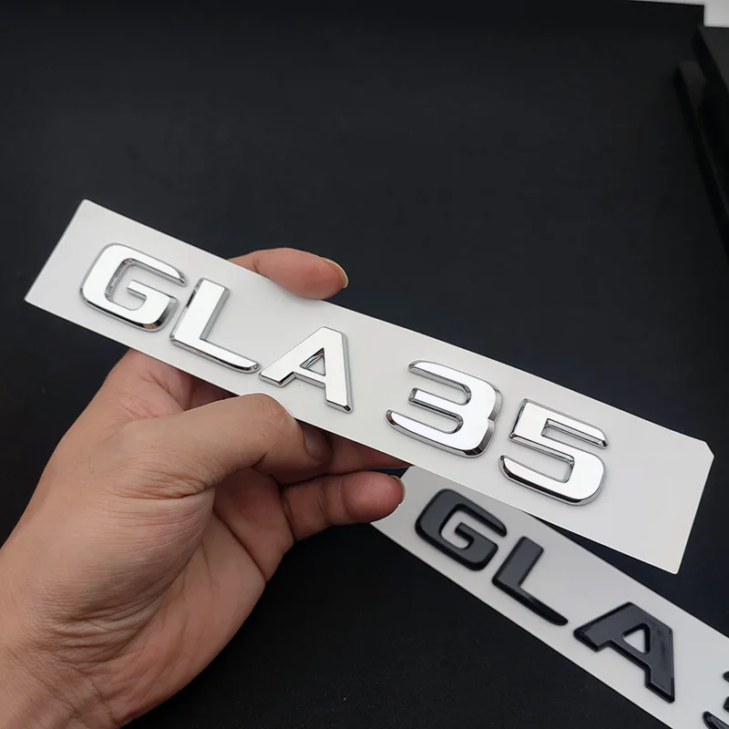 3d ABS черный Автомобильный значок заднего багажника с буквами GLA 35 45 45S Turbo 4matic