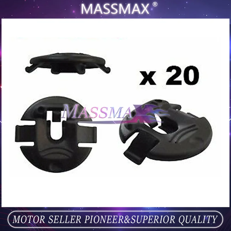 4F0825429A 20PCS Car Wheel Arch Lining Fastener Washer Plastic Fixed Clips For Audi A4 B8