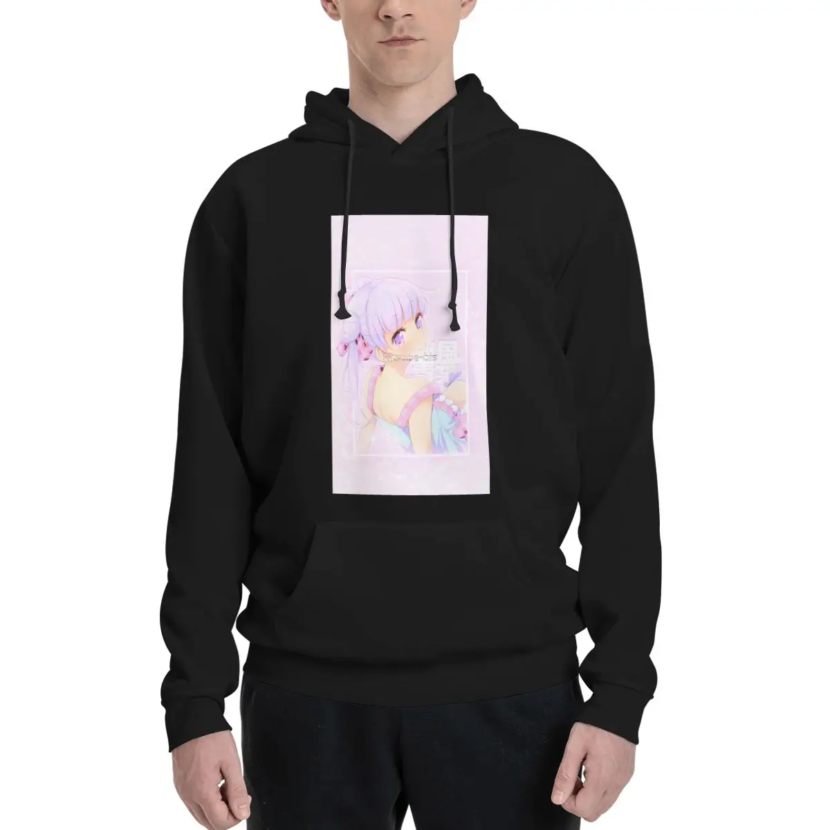 Suzukaze Aoba ( ) Толстовки с капюшоном в стиле аниме Оверсайз Hoddie Oversize Свитера