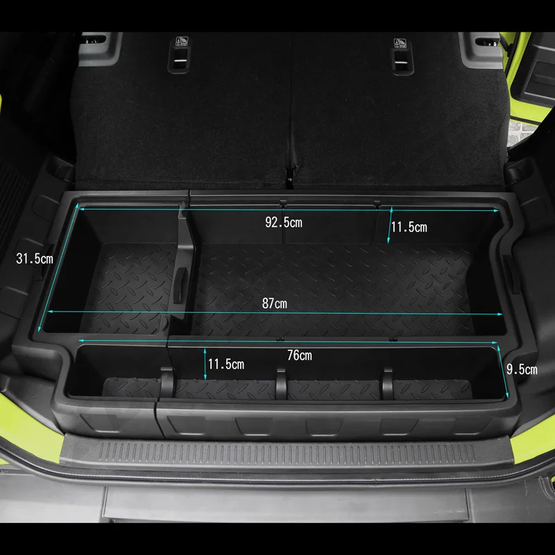 Фото Ящик для инструментов в багажник XL Jimny для Suzuki Jimny 5 дверей JC74 2024 2025 2026, внутренние аксессуары для багажника №3