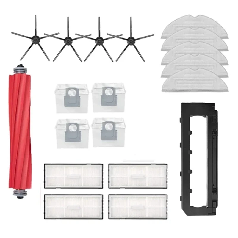 

Фильтр Hepa для Roborock S7 Maxv Plus S7 Maxv Ultra G10S Pro, сменный пылесборник с вращающейся щеткой, основная и боковые щетки