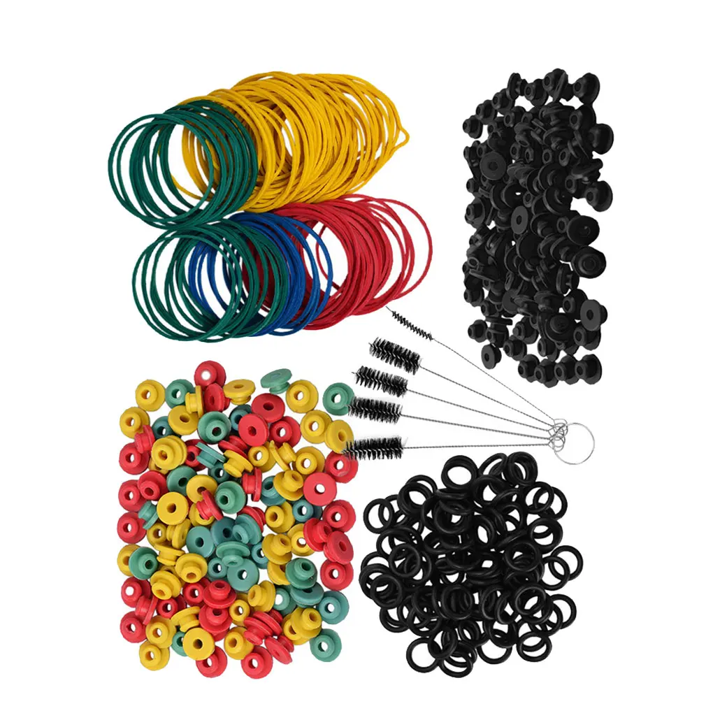 

1 Set Tattoos Machine Accessories Colorful Variety O-rings Rubber Bands Needles Grommets Needle Pad for Home Use
