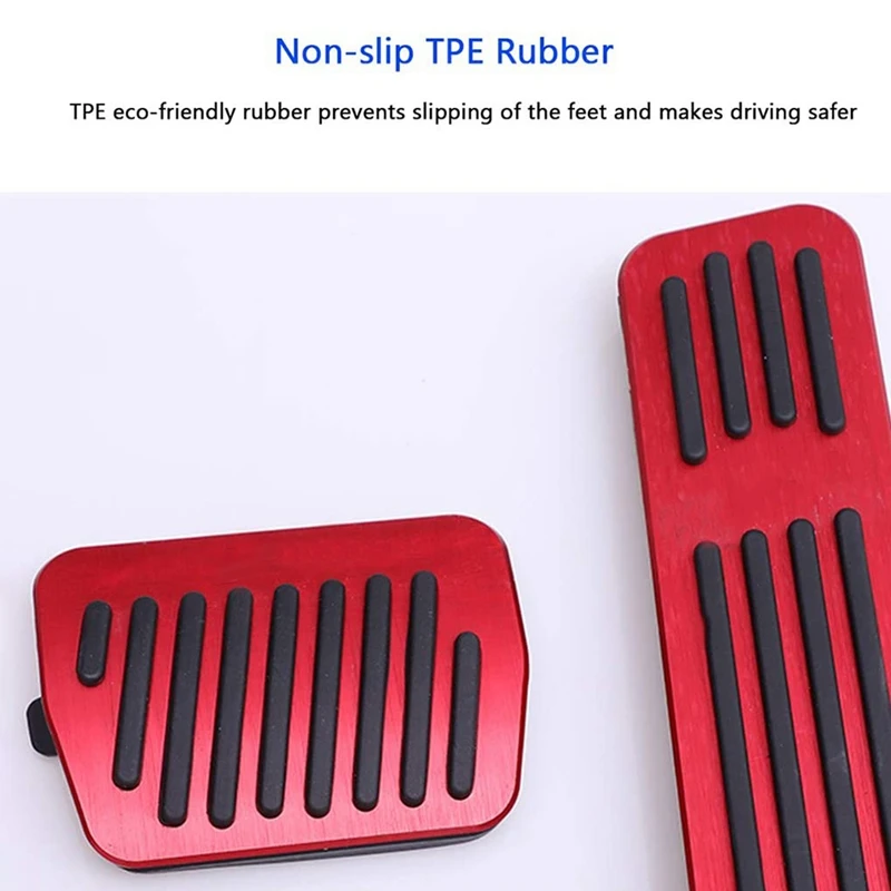 Нескользящие накладки на ножную педаль газа для тормоза без сверления Mazda 2 3 6