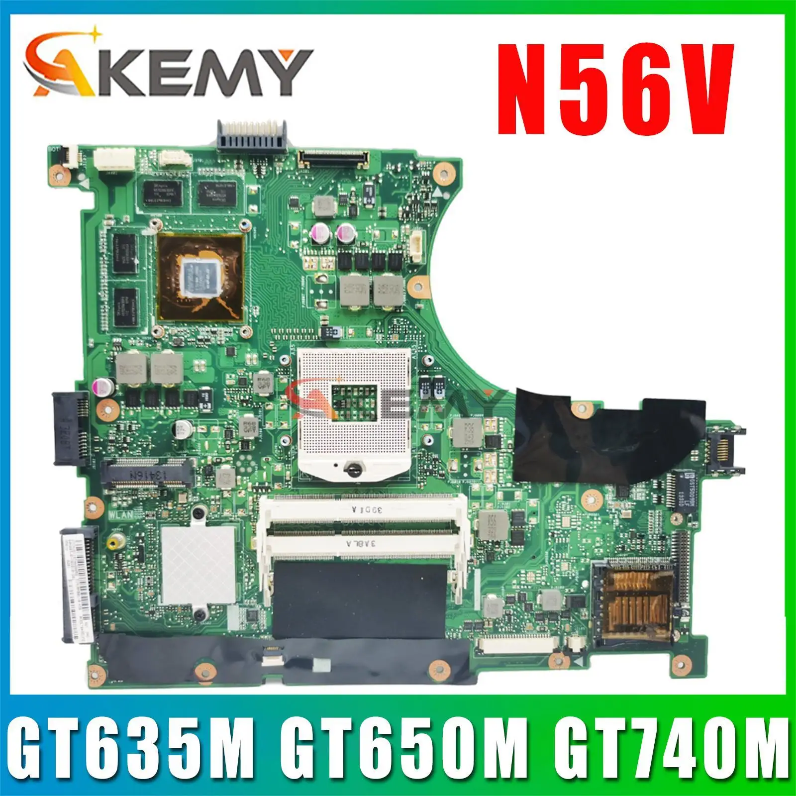 Материнская плата N56V для ноутбука ASUS N56VM N56VV N56VB N56VZ N56VJ GT635M GT650M GT740M