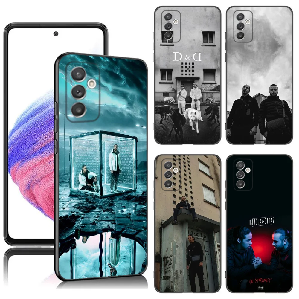 Djadja Dinaz Rap Group чехол для телефона Samsung S24 23 22 30 21 10 9 Ultra Plus Lite FE 5G черный мягкий