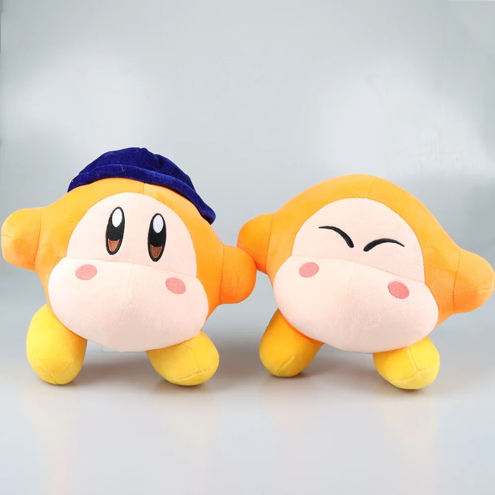 22CM Cartoon Anime Game Character Kirby and the Forgotten Land Cute Waddle Dee Plush Toy Soft Stuffed Plush Doll Kids Gift