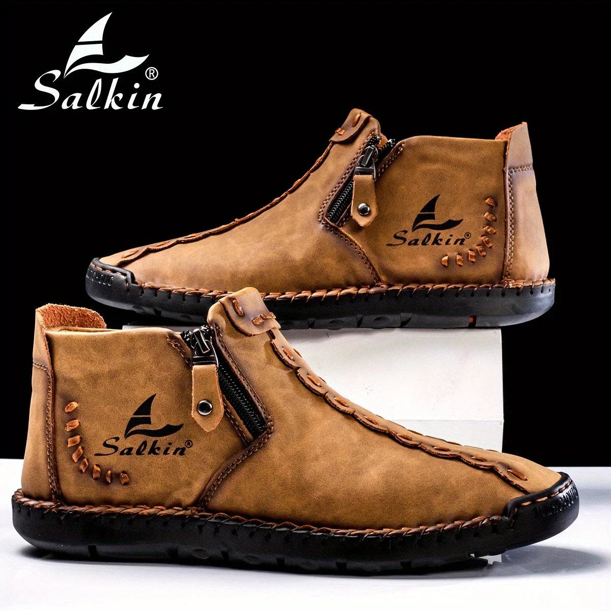 Кроссовки кожаные для мужчин в ассортименте